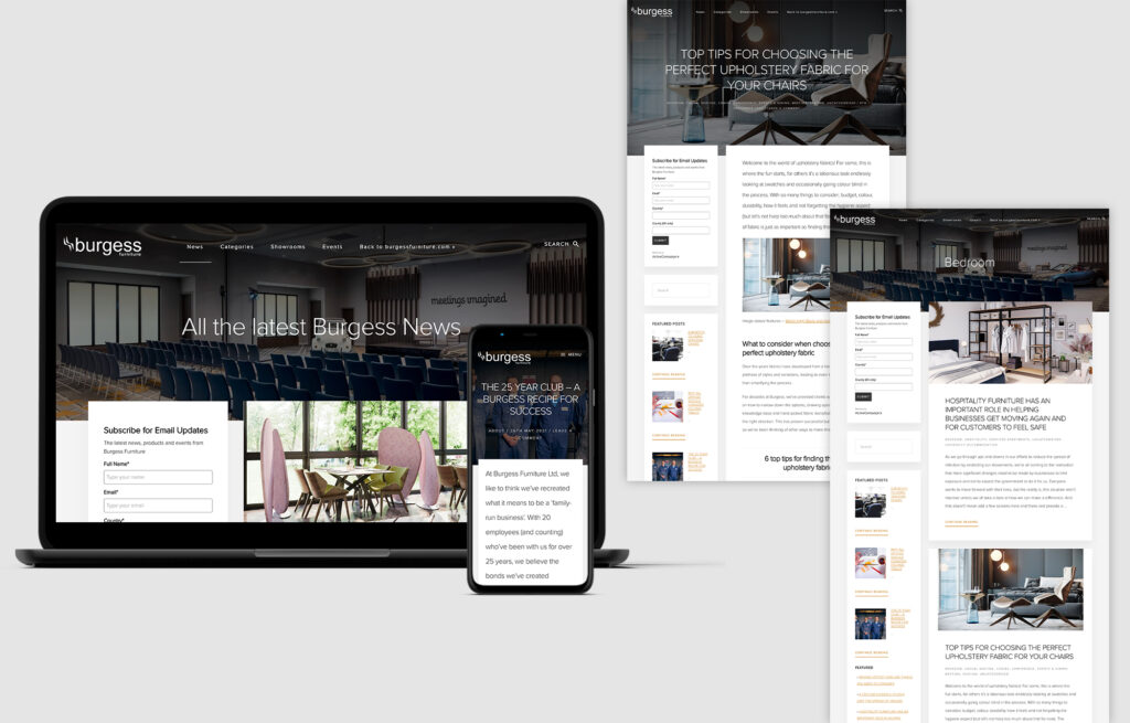 Content Creation for Burgess Blog