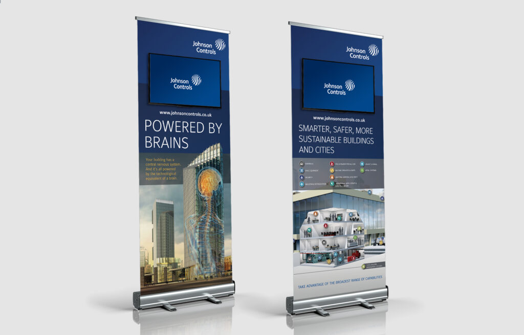 Pull-up Banners with Monitors