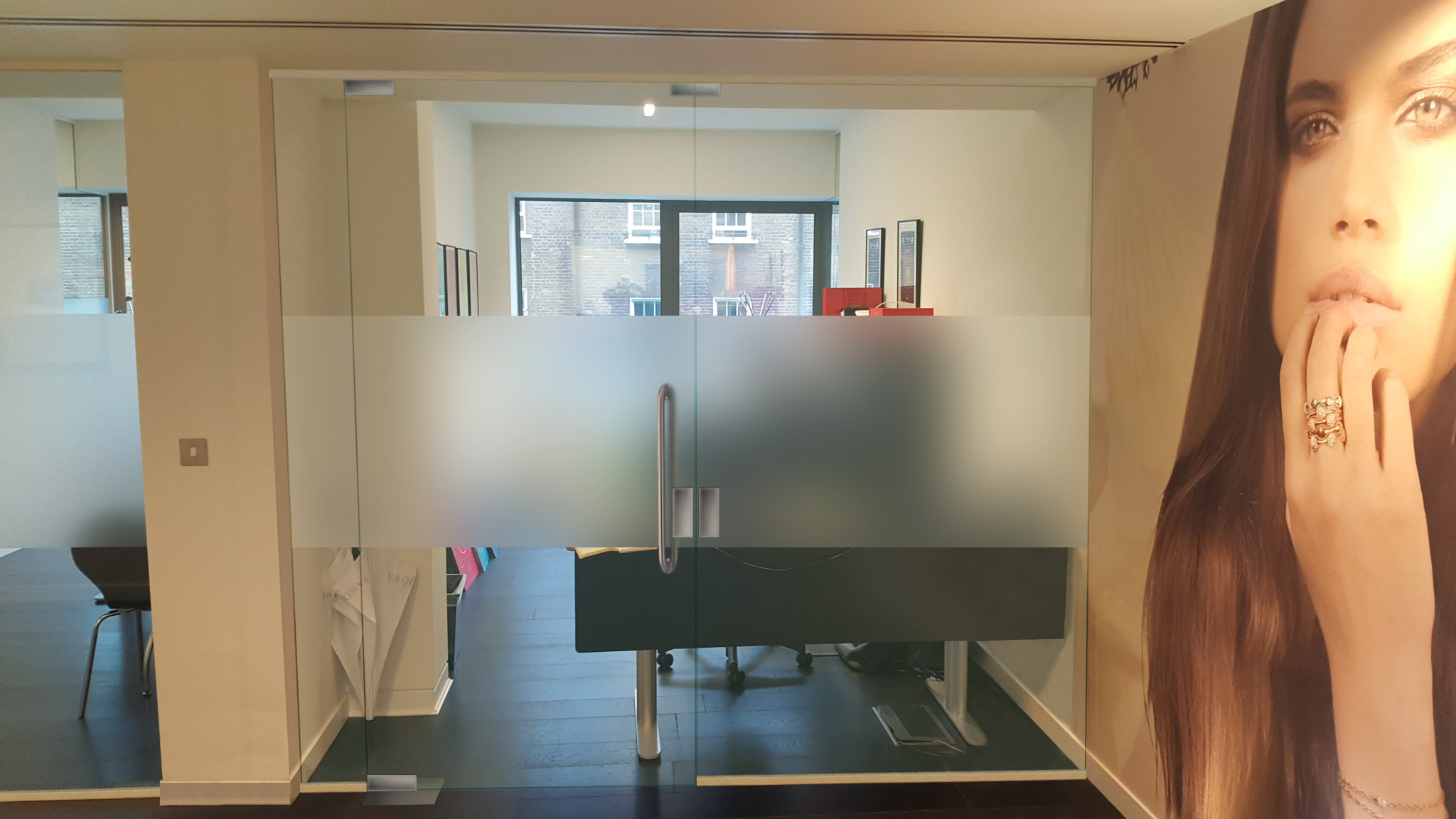Office Glass Partition After