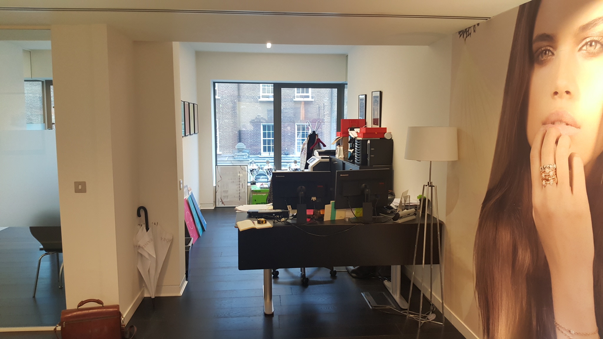 Office Glass Partition Before