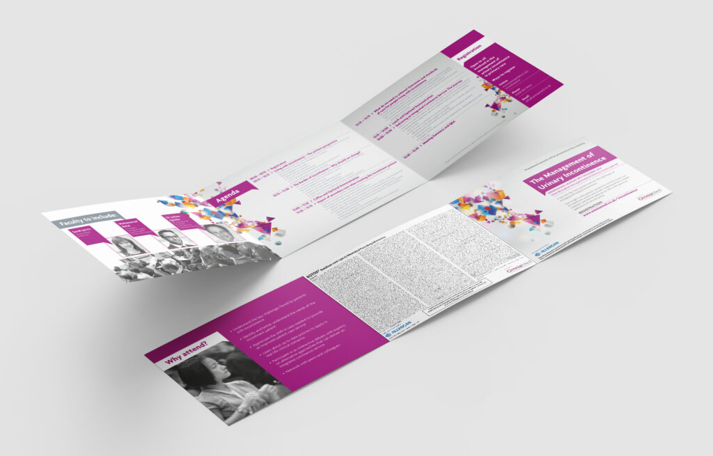 Event Creative Styling Applied to Brochure