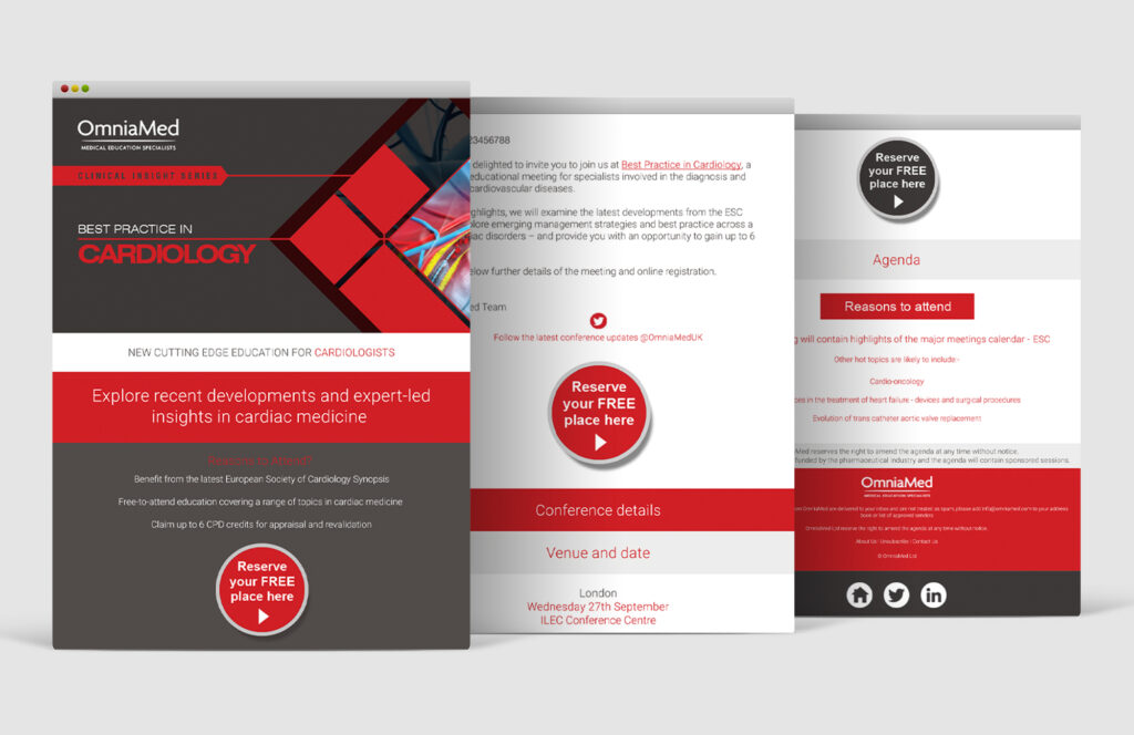 Event Email Template – Cardiology